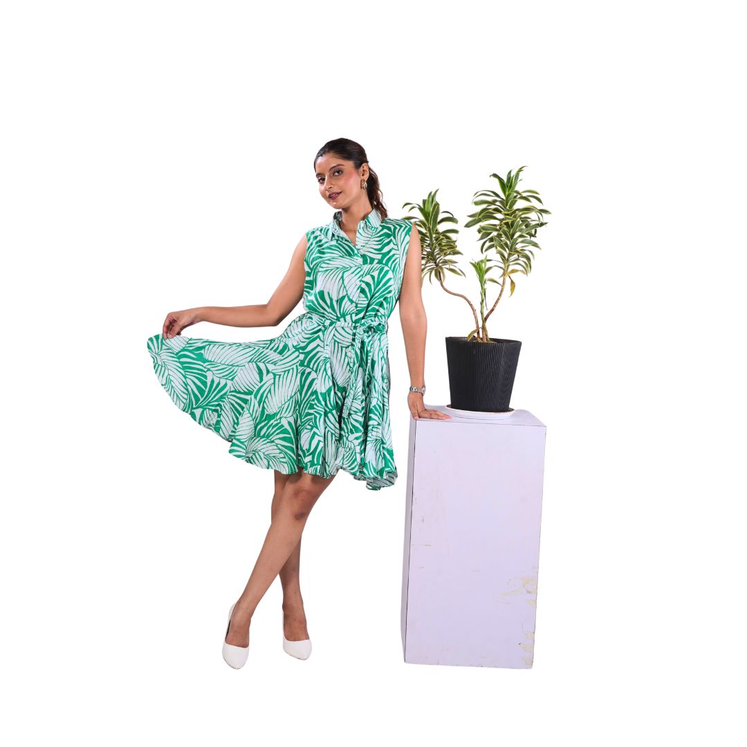 Floral Short Dress