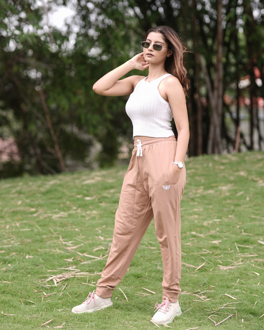 Women Joggers - MOCHA MOUSSE