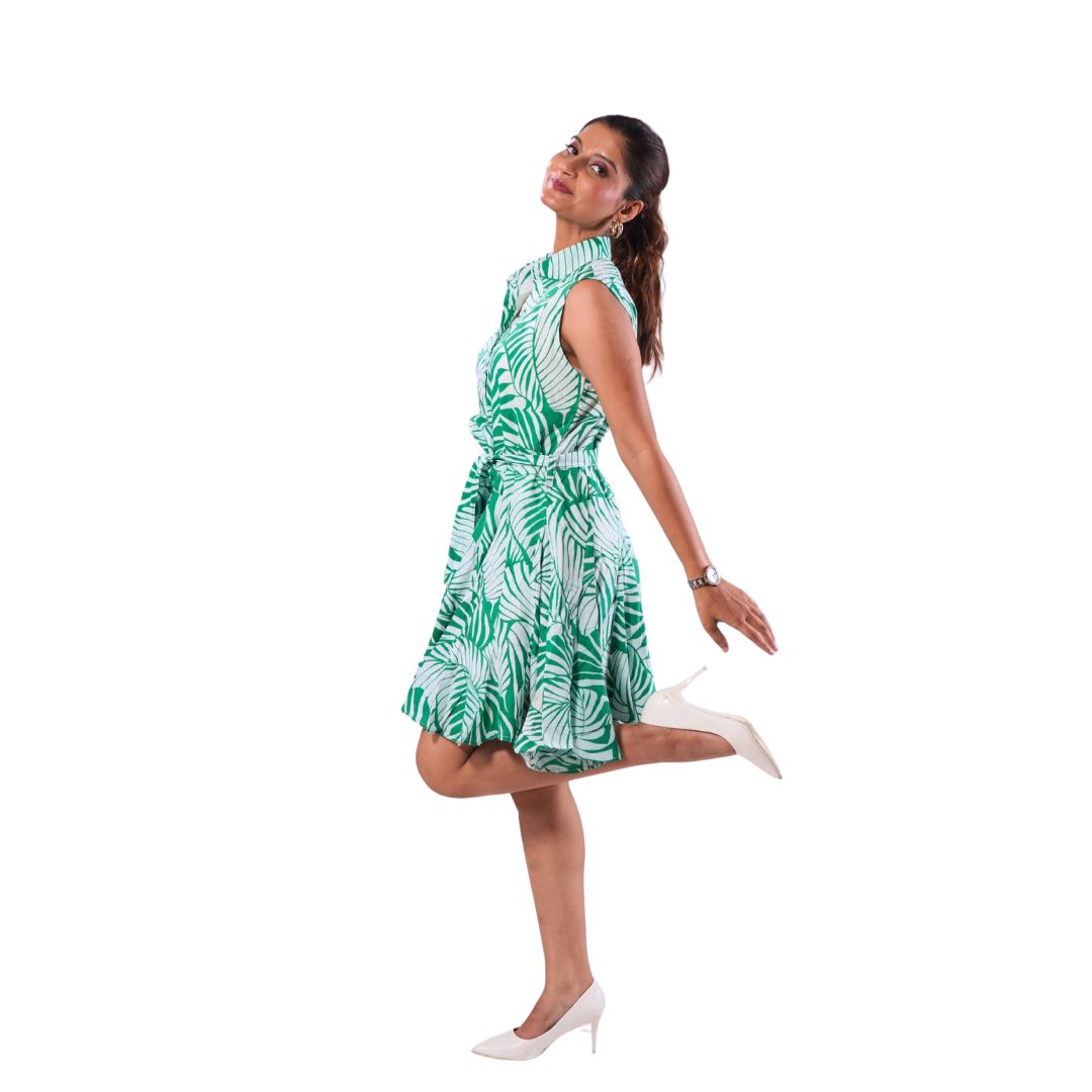 Floral Short Dress