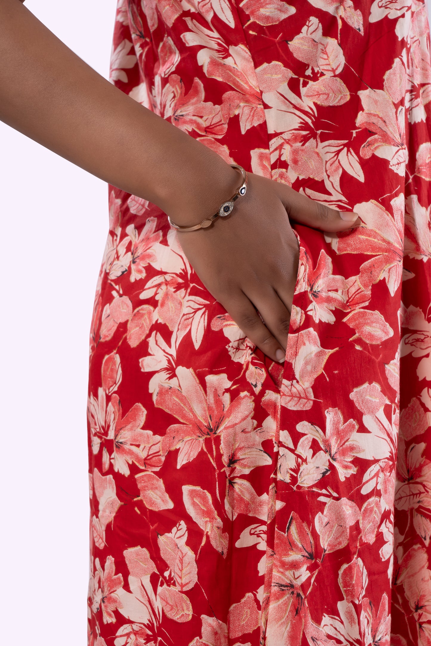 Printed Co-ord Set - RED