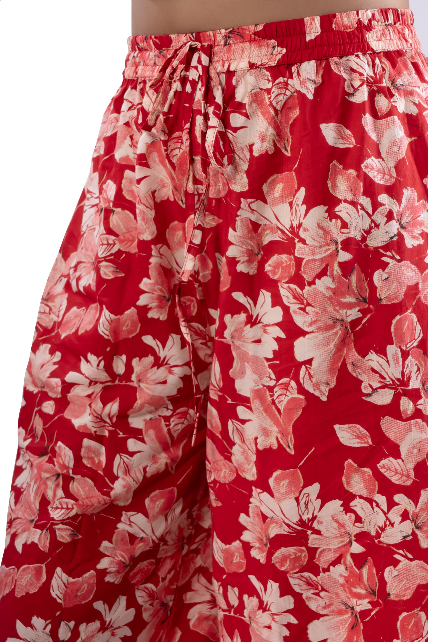 Printed Co-ord Set - RED