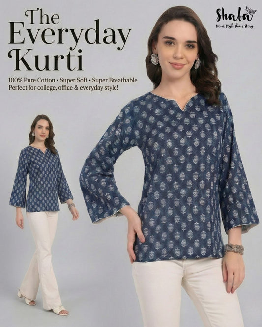 Short Kurti bell sleeve