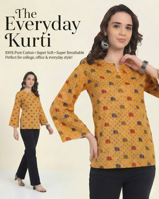 Short Kurti bell sleeve