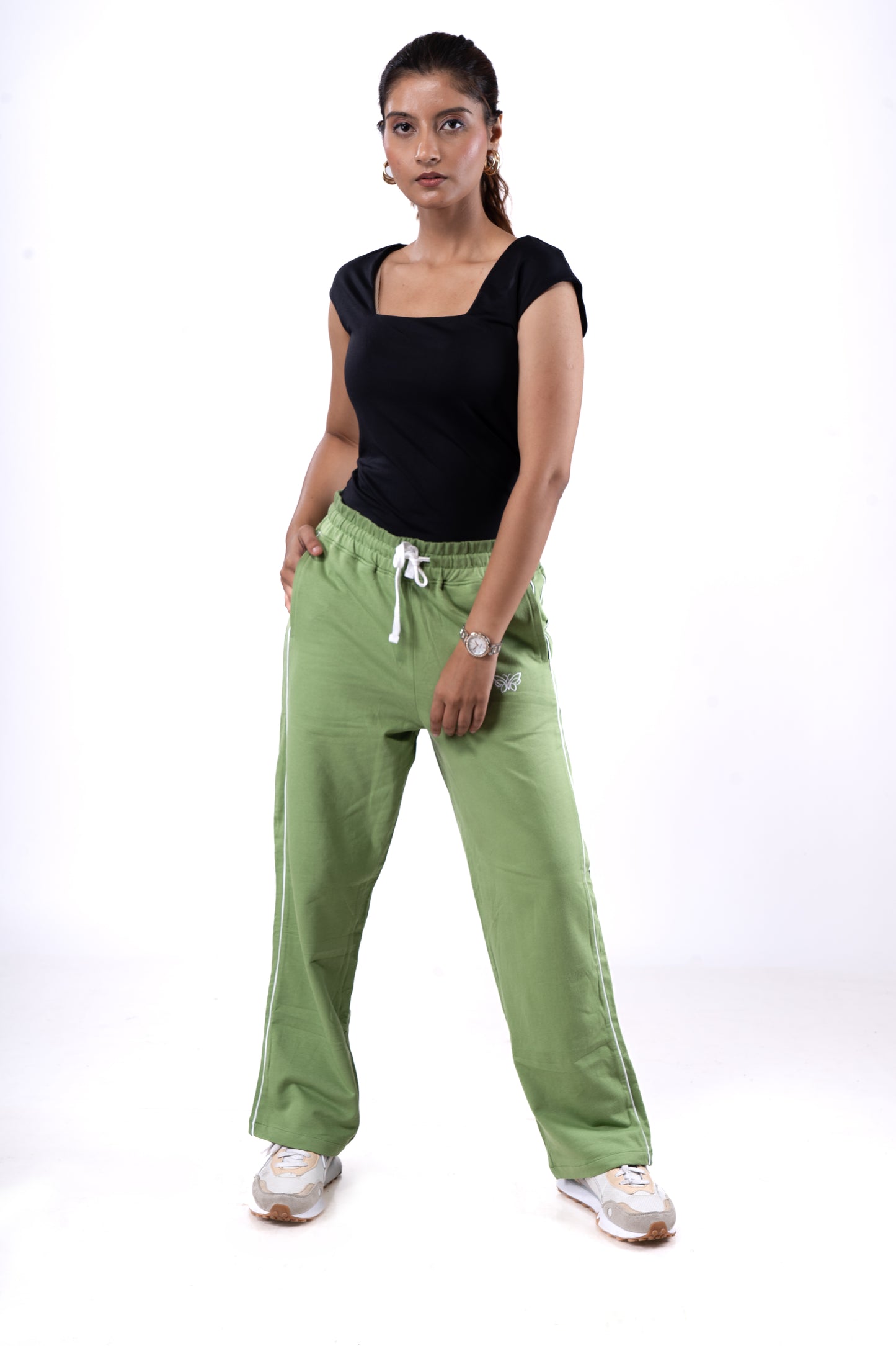 Woman Track Pant - Flourite Green