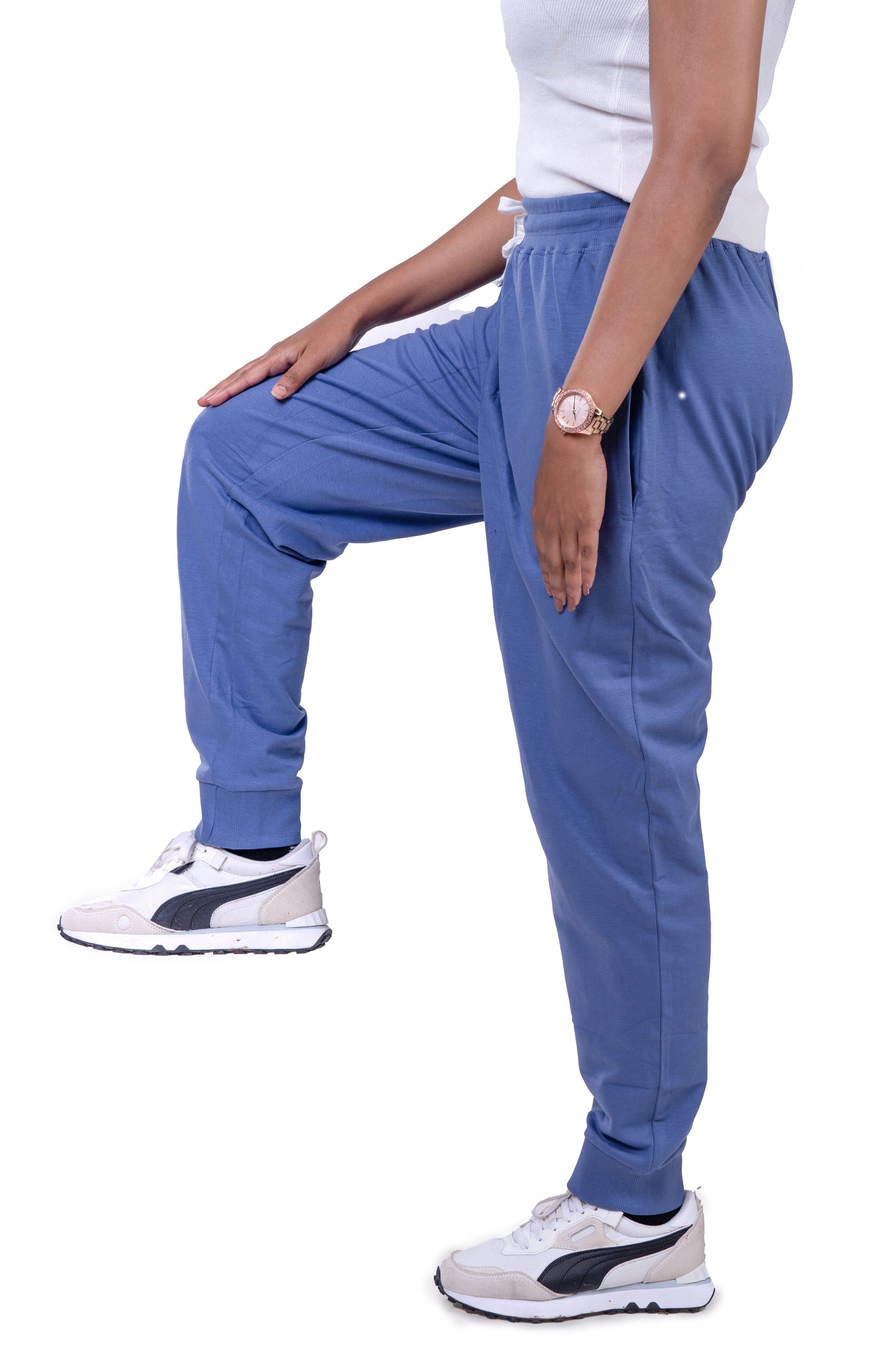 Women Joggers - BLUE ICE